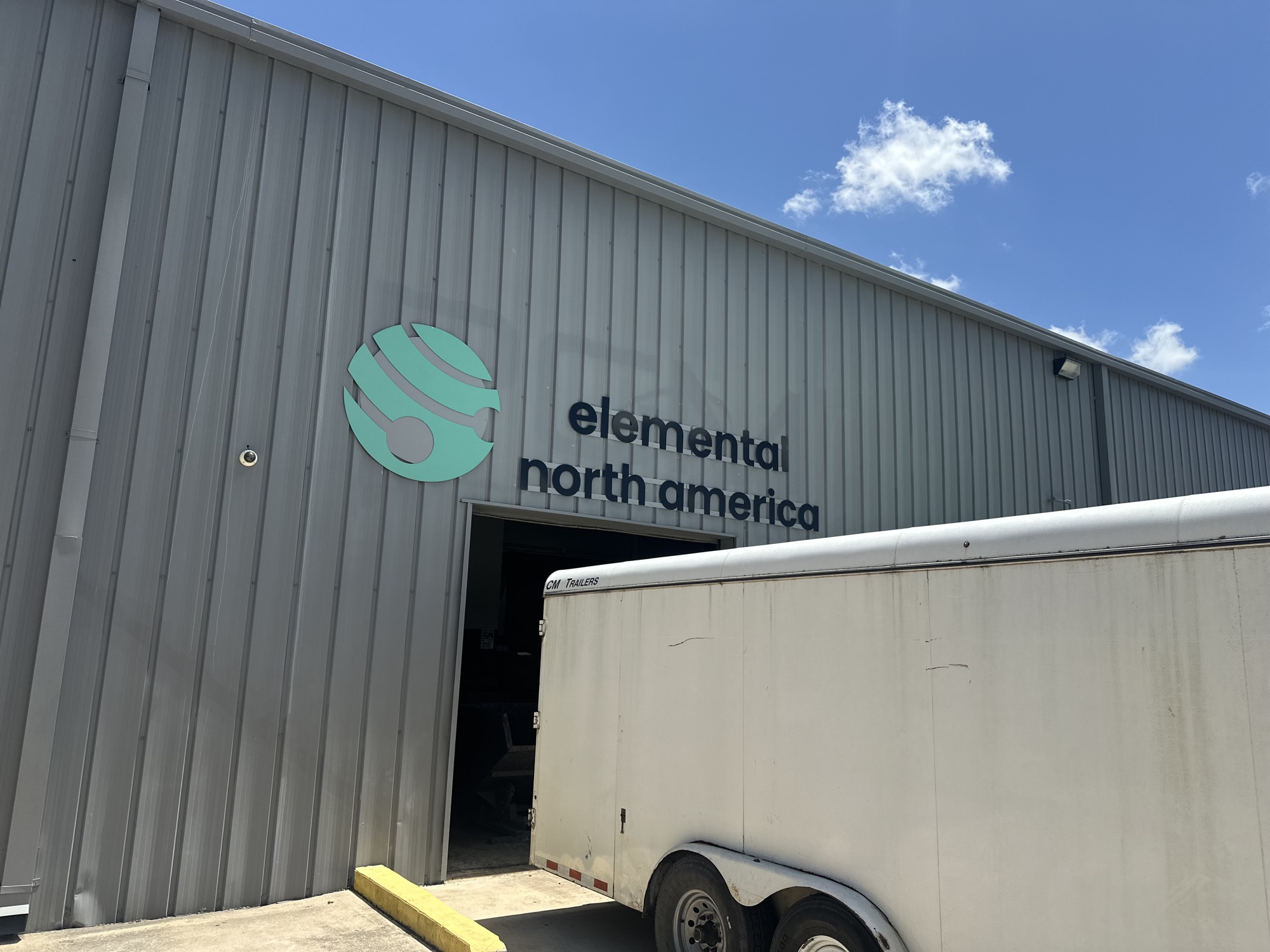 Elemental North America facility with brand signage